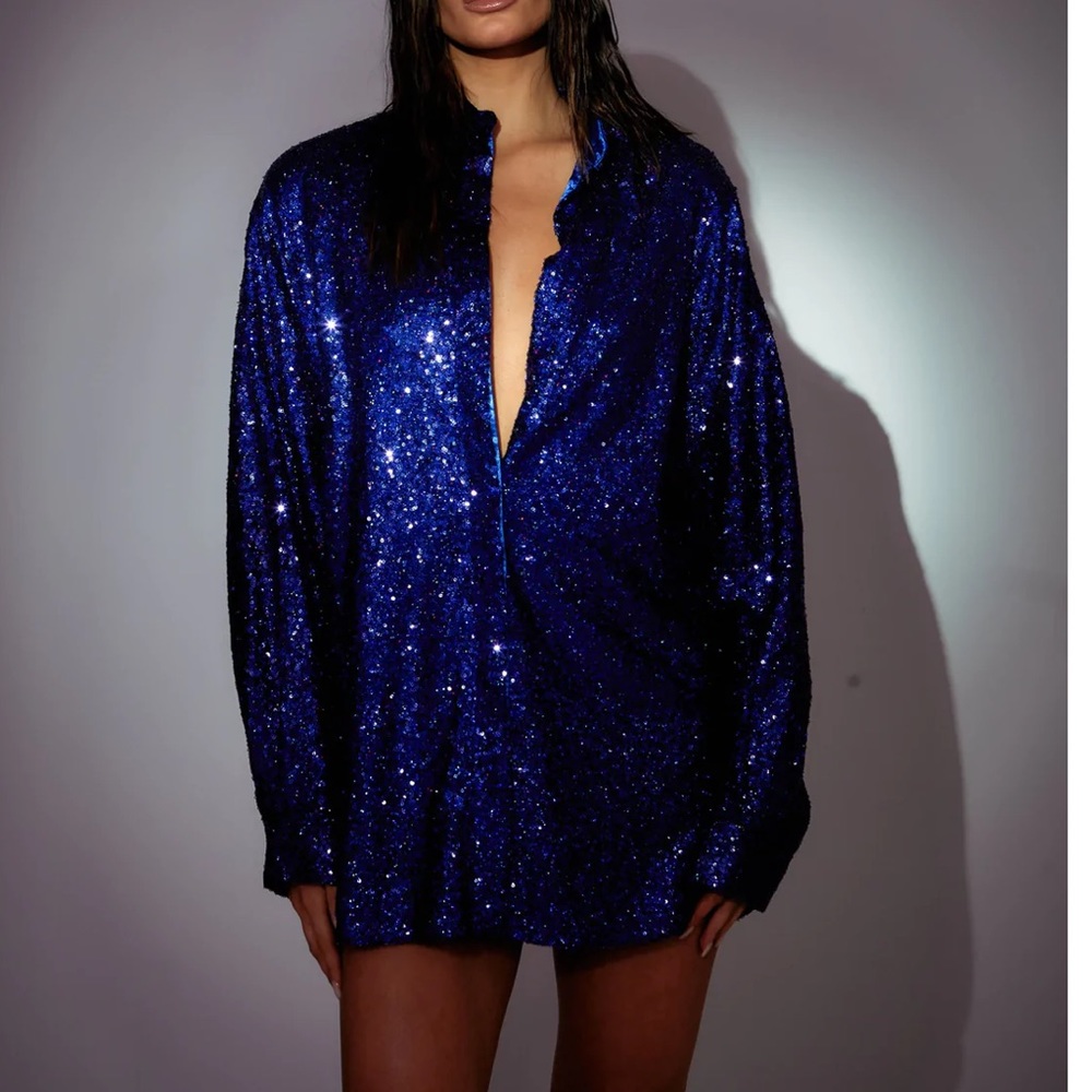 Royal Blue Sparkle Dress